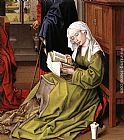 Rogier Van Der Weyden Famous Paintings - The Magdalene Reading